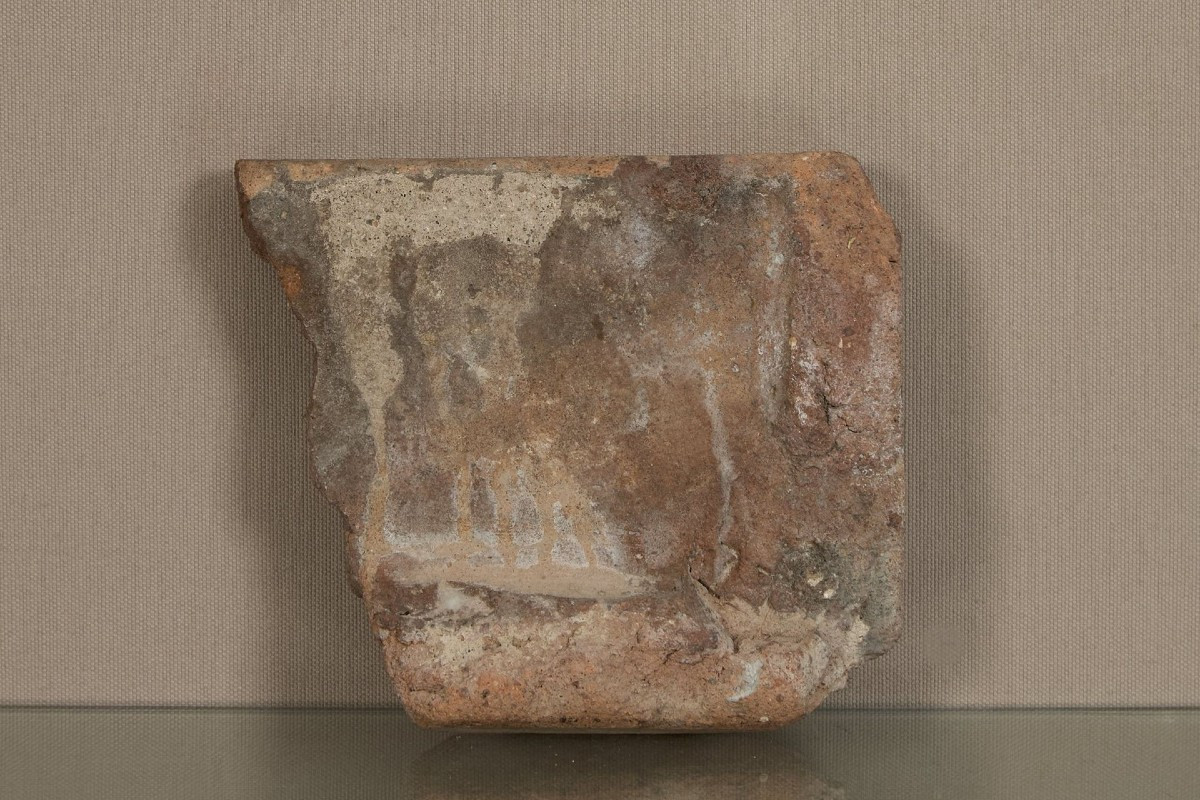 Fragment Of A Roman Terracotta Cornice-acanthus Frieze-antique-greek-great Greece-roman-photo-1
