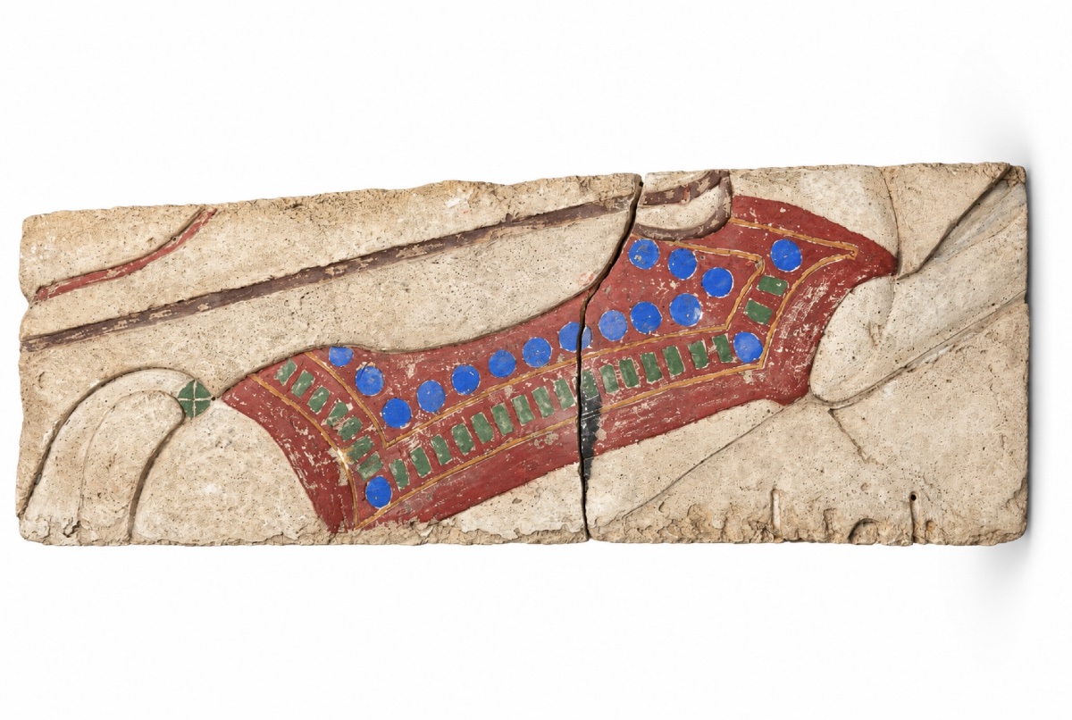  Bas-relief-Égypte-HiéroglyphesRamsès II–Bataille de Qadesh-Polychrome-Pharaon-Décor-Sculpture-photo-1