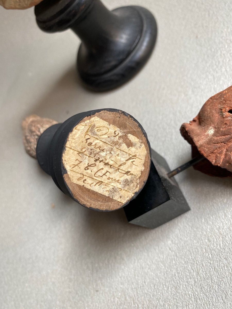 Tête Tanagra, Buste Hermès Mercure, Tête D’Isis Hellénistique Art Grec Romain IIe IIIe S Av Jc-photo-1