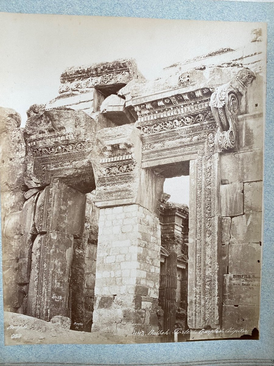 Album Photo Bonfils, Zangaki , Beato Égypte Antique Le Caire Liban Ruine Baalbek Syrie XIX -photo-3