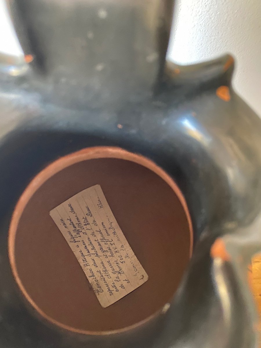Vase œnochoé Dans Le Goût Attique Grèce Ou Italie XIX Céramique D’après L’antique-photo-6