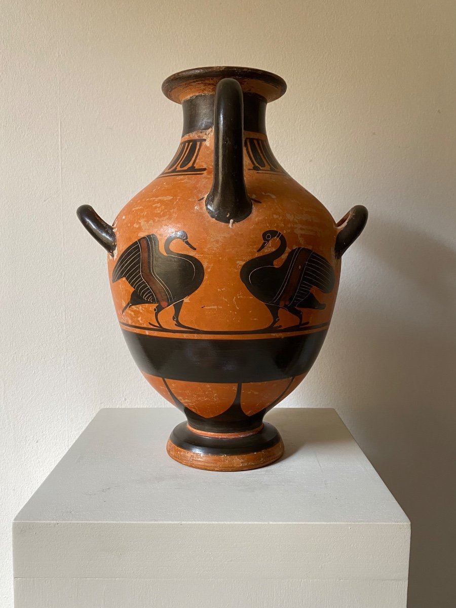 Lecythus Crater Vase Hydra Amphora Greek Roman Style Ceramic XIX After Antiquity-photo-7