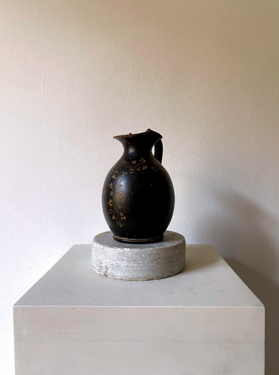Oenochoe Olpe Kylixe Vase Grec Apulie Italie , Grande Grece, Atelier De Gnathia , Iv-photo-5