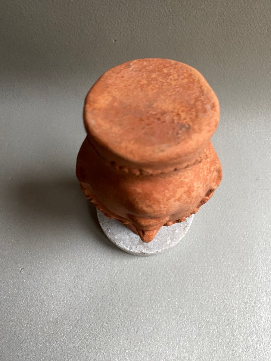 Vase Romain Anthropomorphe Terre Cuite Sigillée antique Africa Romana  III -IV-photo-5