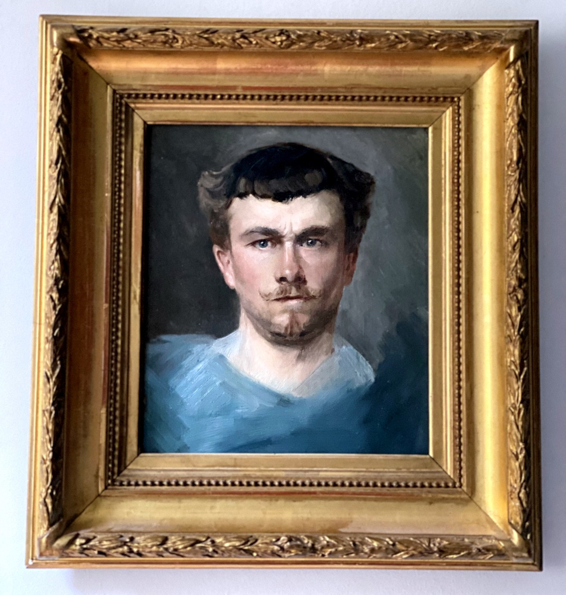 Portrait D’homme,  atelier de Cabanel,  Jacques Henri-georges Chartier Tableau XIX