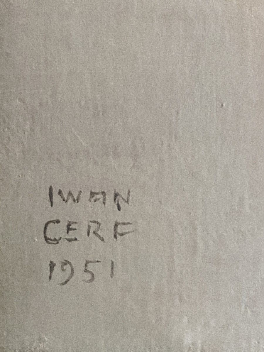 Ywan CERF Grande nature morte sculpture homme nu d’après marbre antique romain portrait femme-photo-1