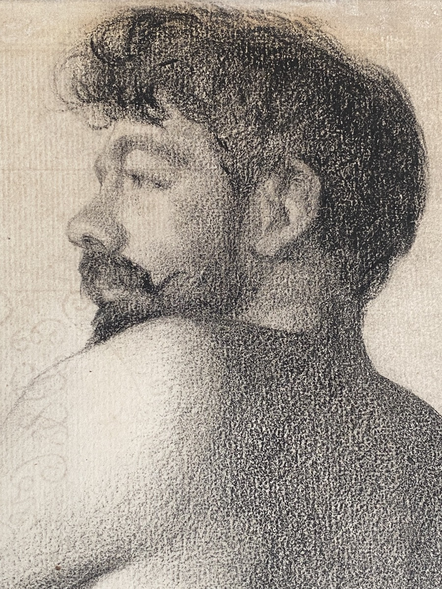 Academic Drawing Of A Naked Man – National School Of Decorative Arts, 1891 Portrait XIX -photo-4