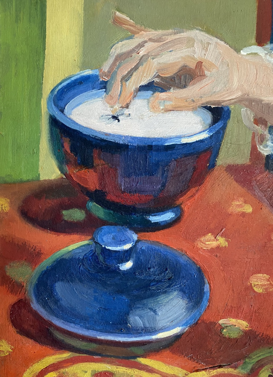 Catching The Fly, Lina Pavil, Fauvist Still Life In The Style Of Matisse -photo-2