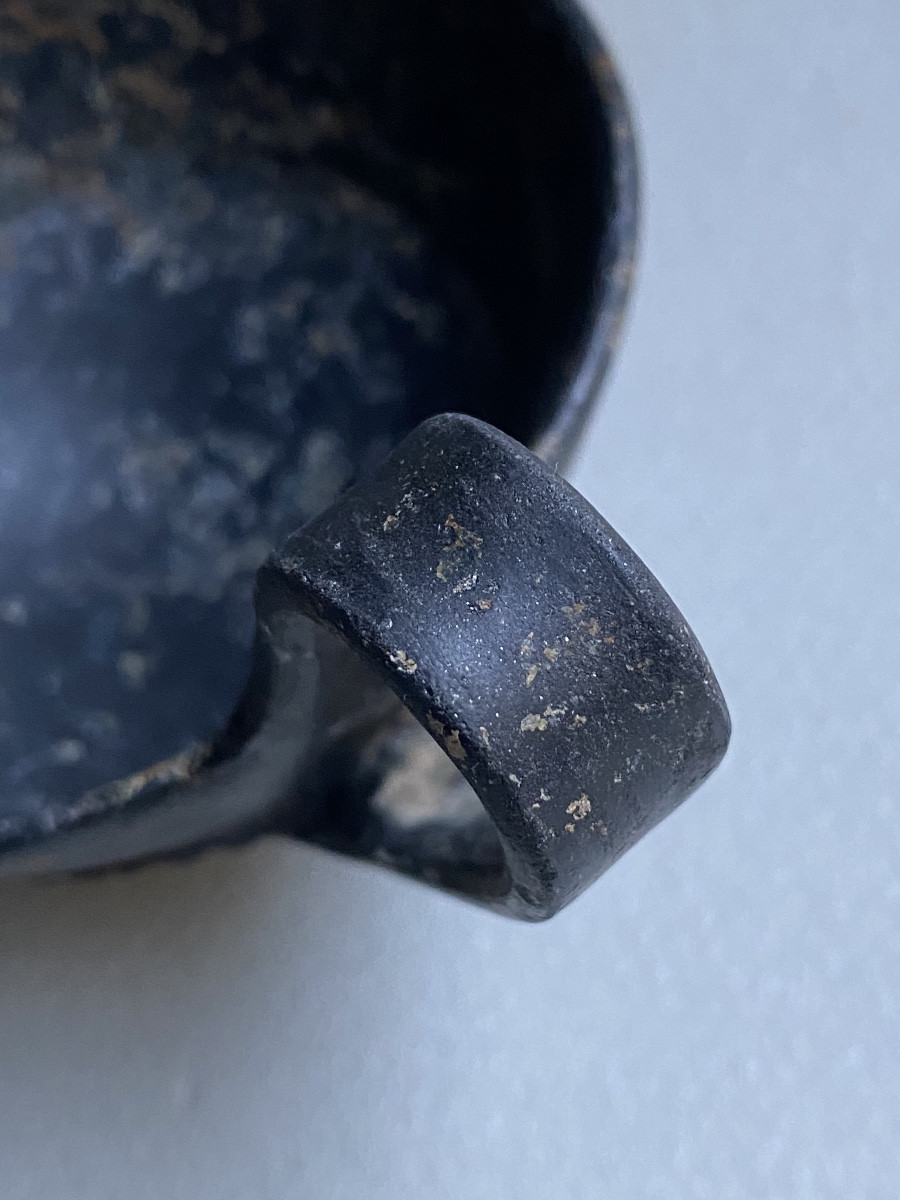 Kantharus Bucchero Etruria Italy VII VI Bc Ancient Greek Etruscan Vase-photo-7