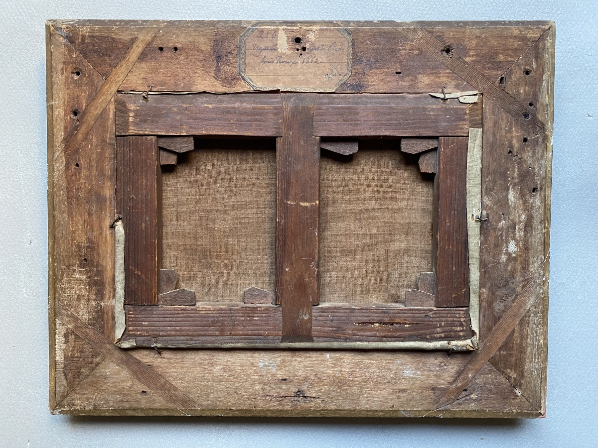 The Washing Of The Feet, Louis Roux, Sketch For A Religious Painting, Oil On Canvas, 19th Century-photo-5