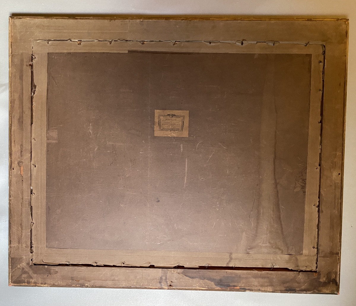 Napoleon Saluting Soldiers During The Retreat From Russia, XIX Empire Palmette Frame -photo-7