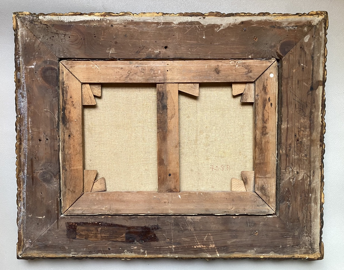 Ruins At Pompeii, Landscape With Roman Columns, Ancient Italy, Louis Agricol Montagné, Avignon, 1879-photo-2