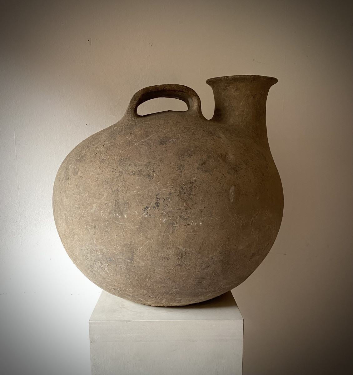 Paire d’askoi en terre cuite Grande Grèce Italie Apulie Daunie  IVe–IIIe s. av. JC vase grec-photo-4