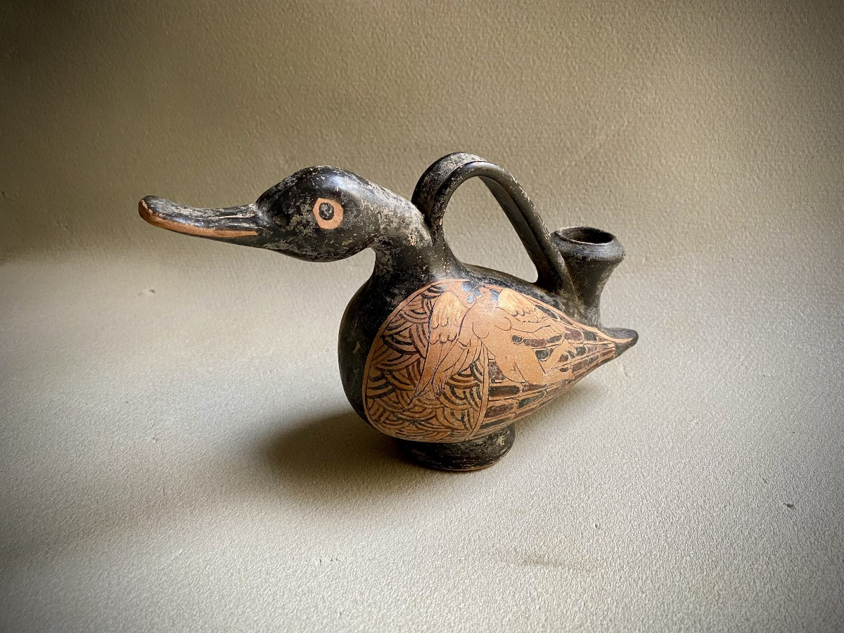 Askos et Situla,  vases Grand Tour dans le goût  antique grec et  étrusque -photo-2