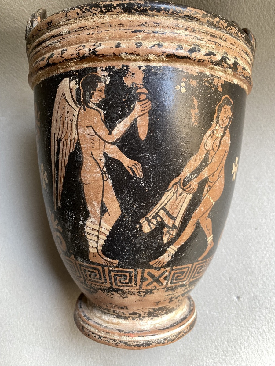 Askos et Situla,  vases Grand Tour dans le goût  antique grec et  étrusque -photo-4
