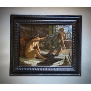 Georges Boisselier Joseph et la femme de Putiphar scene biblique mythologique ، 1897