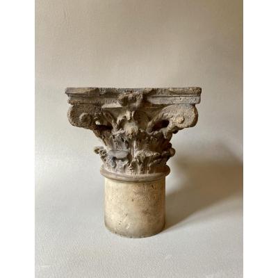 Corinthian Capital In Stone