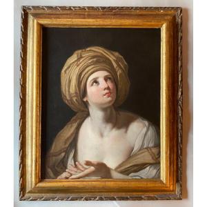Portrait De Sibylle D’après Guido Reni école Bolonaise  Italie - Fin XVII Debut  XVIII femme