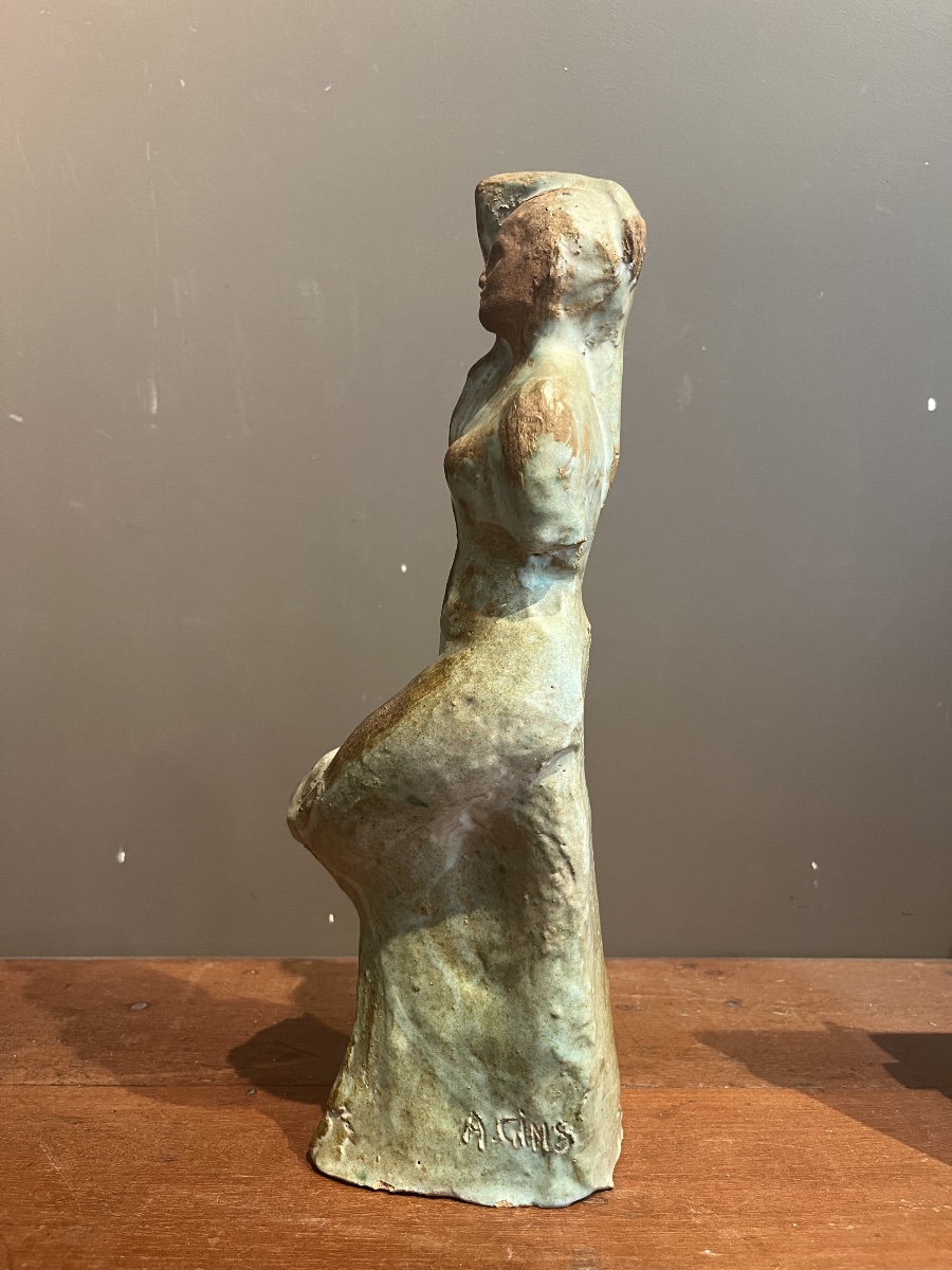 Sculpture Siren Ceramic A Gins-photo-3