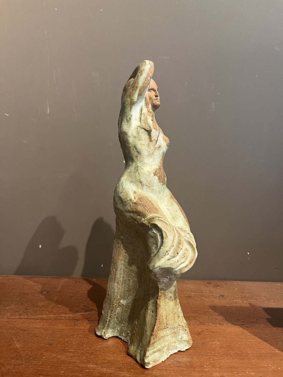 Sculpture Siren Ceramic A Gins-photo-3
