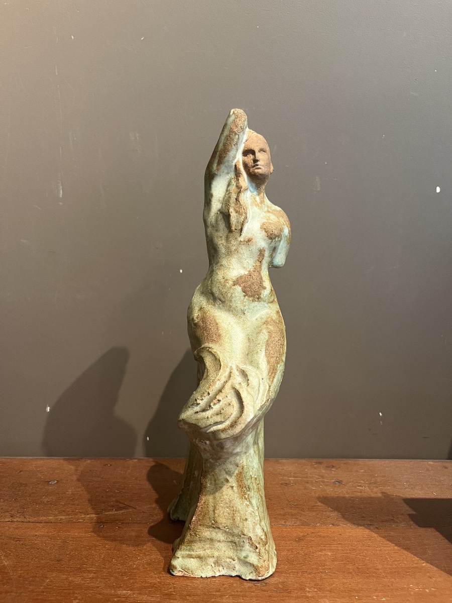 Sculpture Siren Ceramic A Gins-photo-4