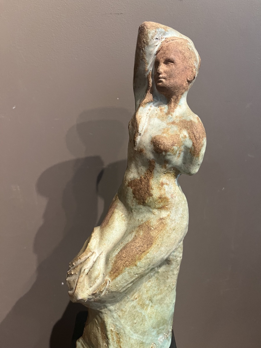 Sculpture Siren Ceramic A Gins-photo-5