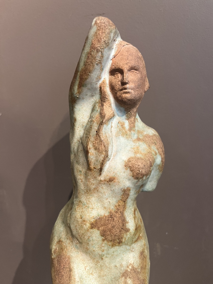 Sculpture Siren Ceramic A Gins-photo-6