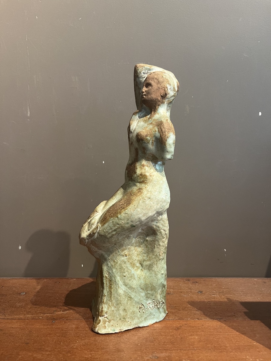 Sculpture Siren Ceramic A Gins-photo-7