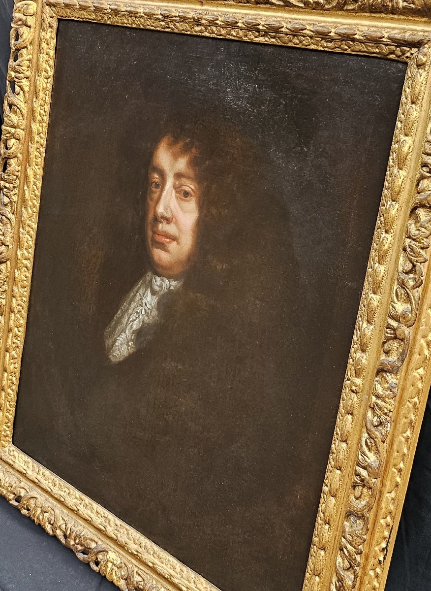 Portrait Of A Gentleman - English School Circa 1680-1700-photo-4