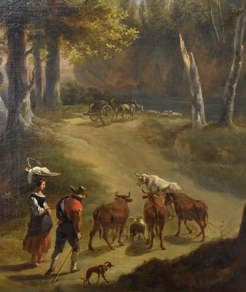 Paysage animé. Suite de Nicolas Berchem (1620–1683)-photo-6