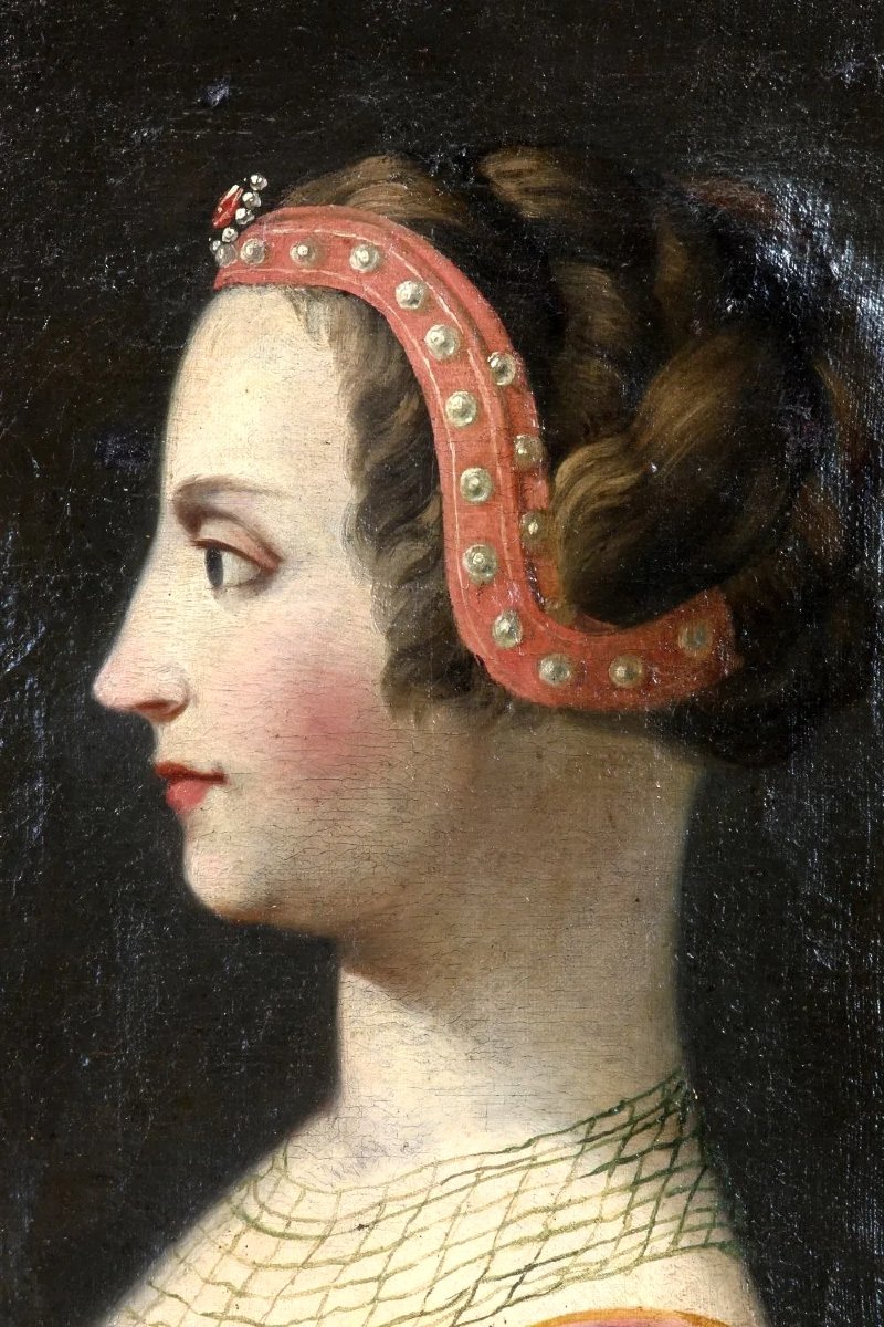 Laura De Noves, Petrarch’s Muse – Italian School, First Half Of The 18th Century-photo-2