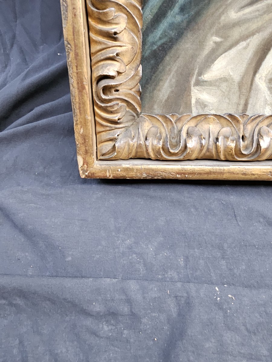 Portrait Of An Aristocrat – French School, Late 18th Century-photo-4