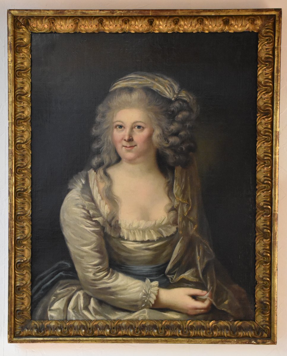 Portrait Of An Aristocrat – French School, Late 18th Century