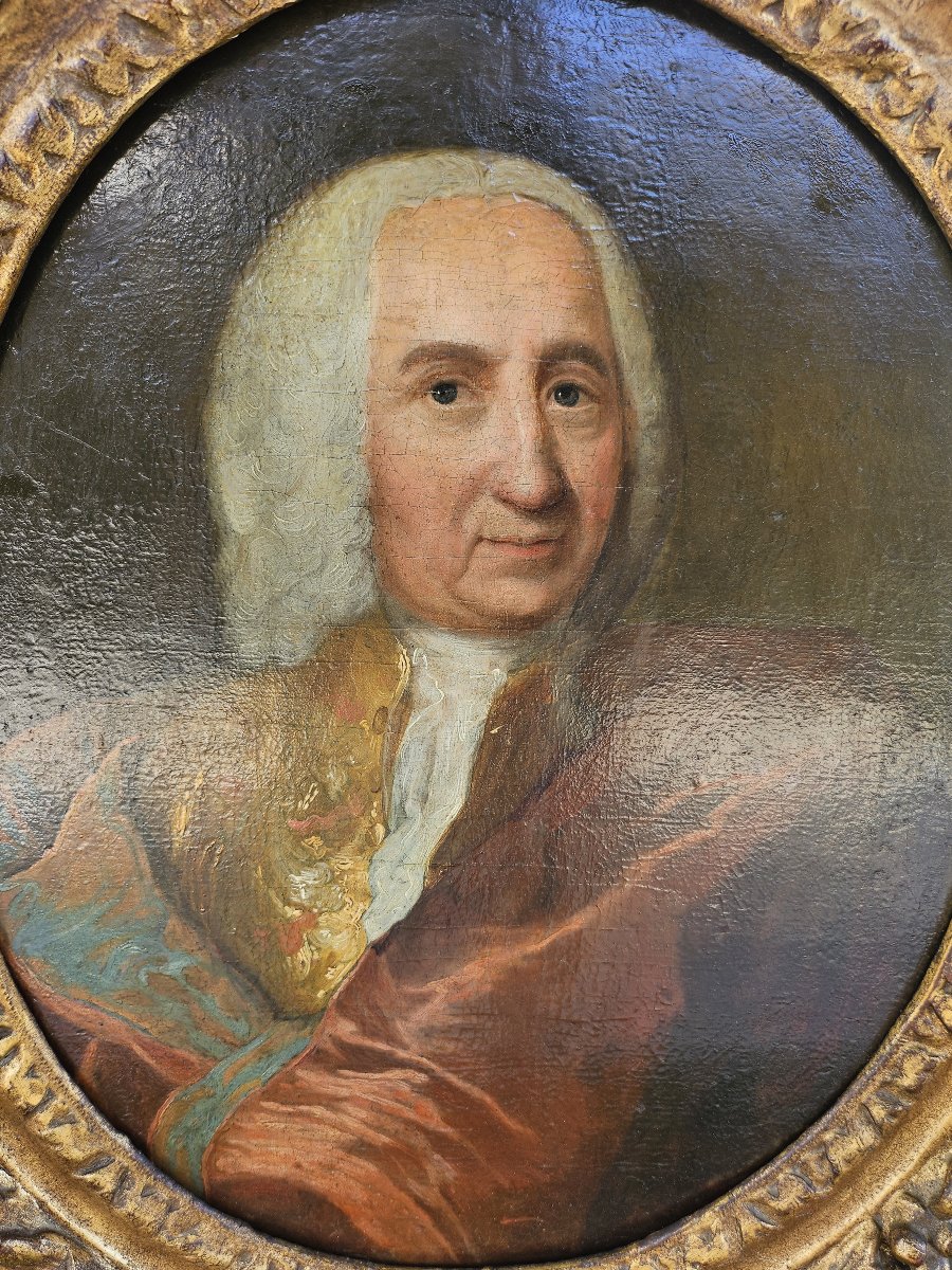 Portrait de gentilhomme – École française, début du XVIIIe siècle-photo-4