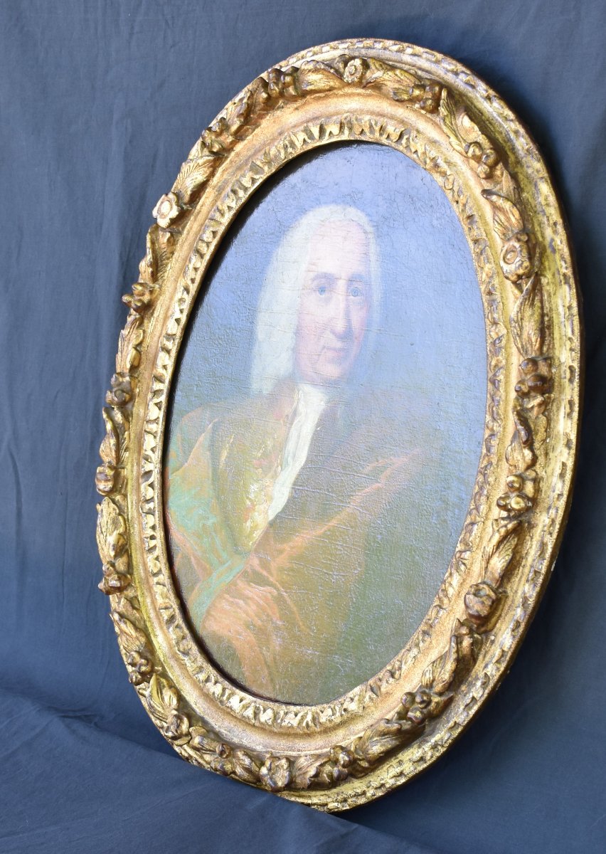 Portrait de gentilhomme – École française, début du XVIIIe siècle-photo-2