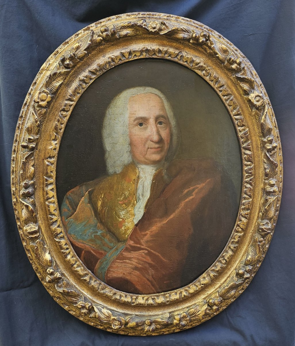 Portrait de gentilhomme – École française, début du XVIIIe siècle