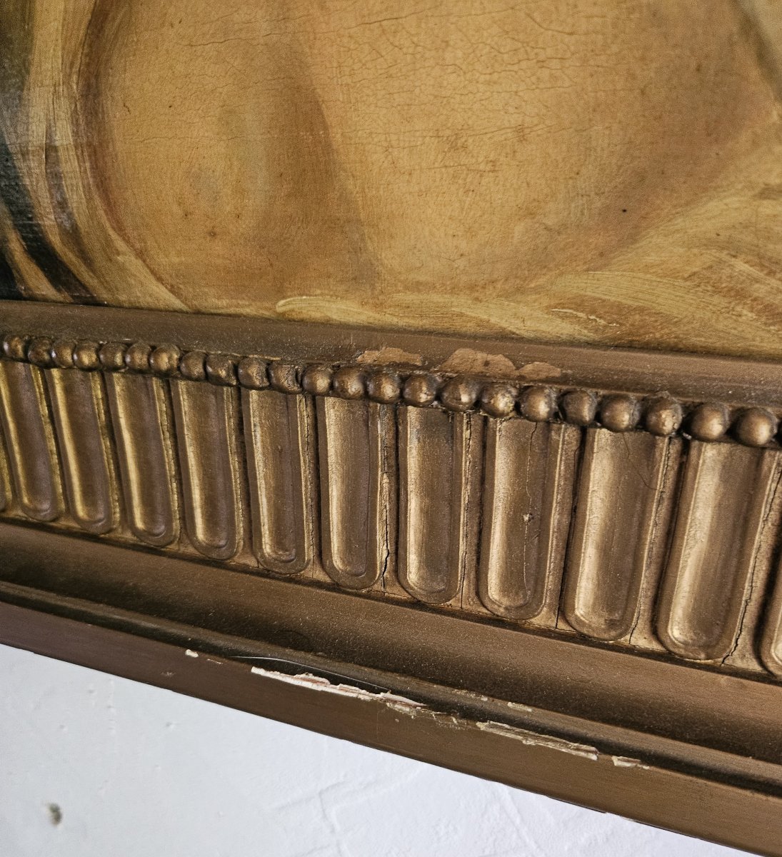 Dans le style de Jean-Baptiste Greuze – École française–Milieu du XIXe siècle – Huile sur toile-photo-6