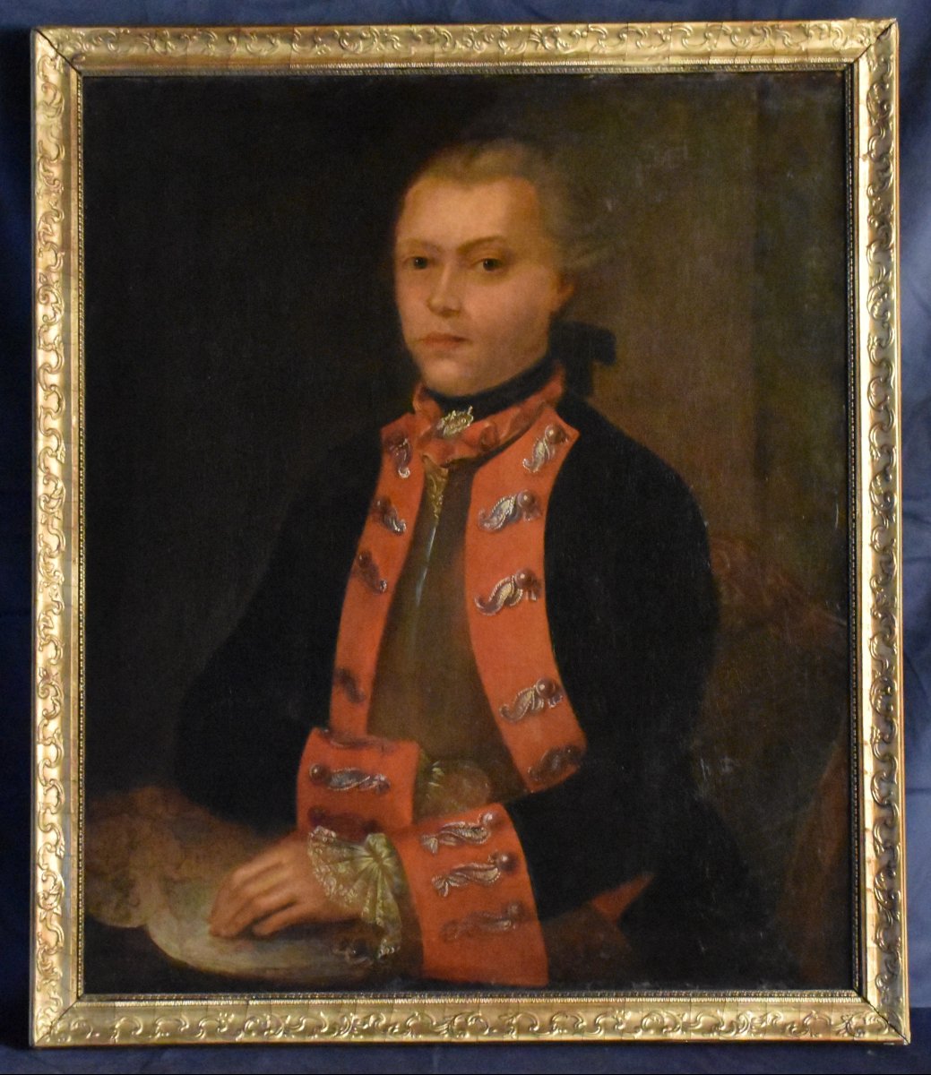 German School, Ca. 1765–1785  - Portrait Of A German Officer 