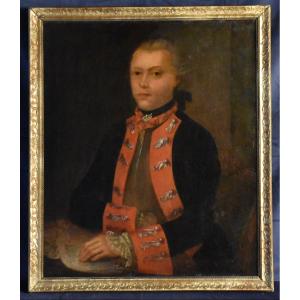 École allemande, vers 1765–1785 - Portrait d'un officier allemand