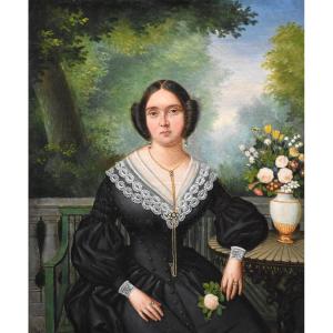 Attributed To Pierre-charles Cior (1769–1840) – Portrait Of A Young Woman, C. 1835–1840