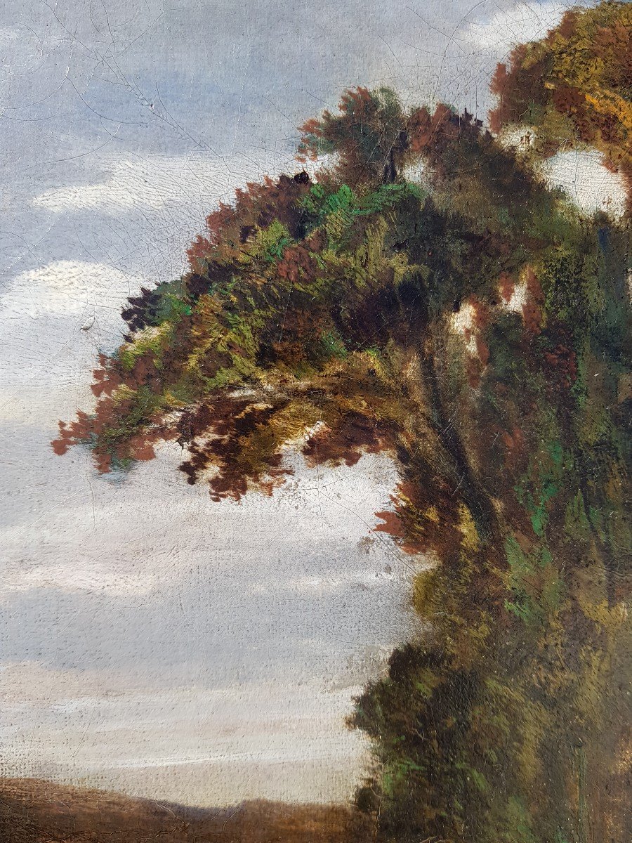 Jules Dupre - Large Oil On Canvas 1830 - Catalogue Raisonne-photo-4