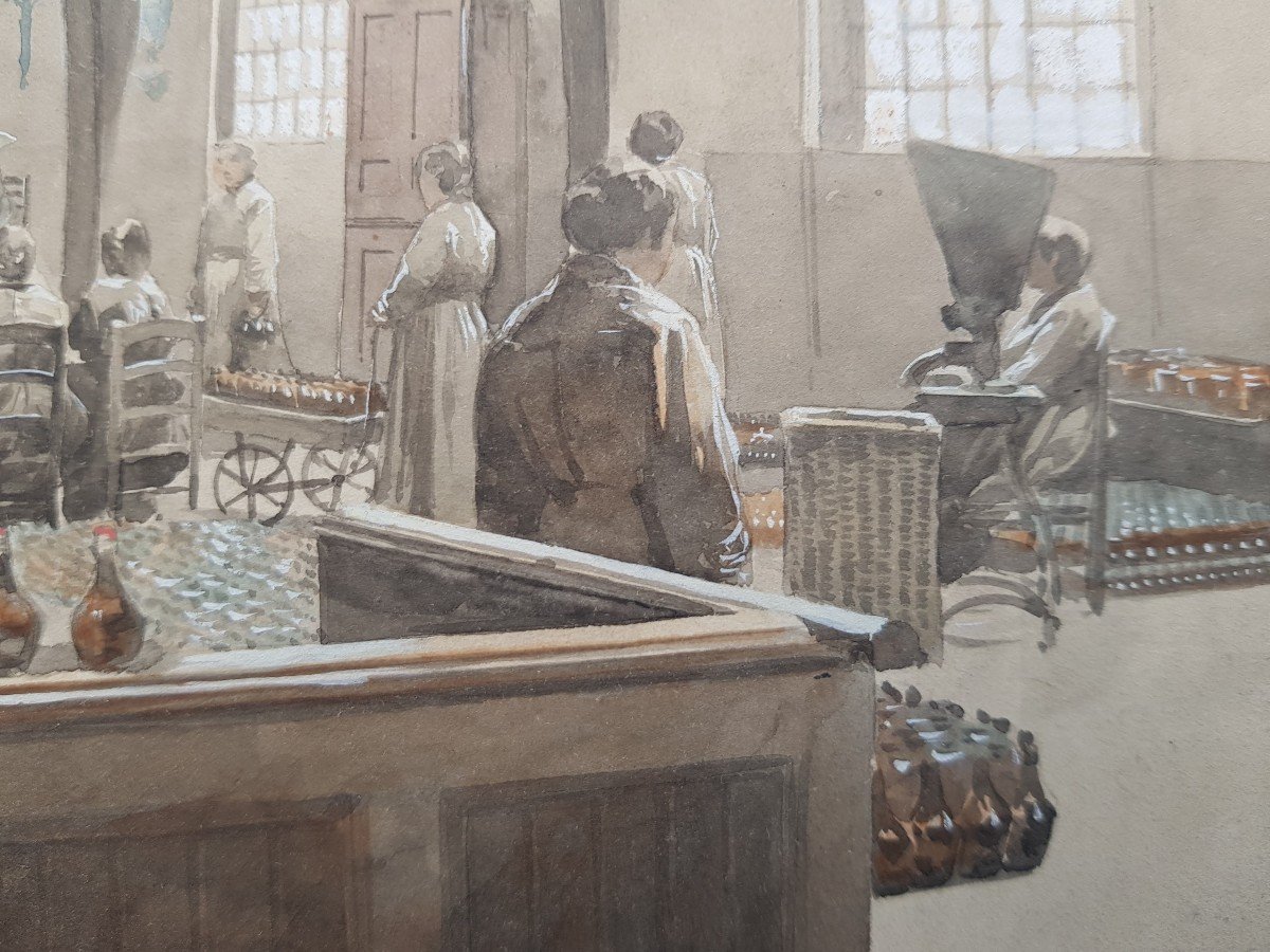 Alphonse MUCHA - AQUARELLE 1895 - CERTIFICAT-photo-5