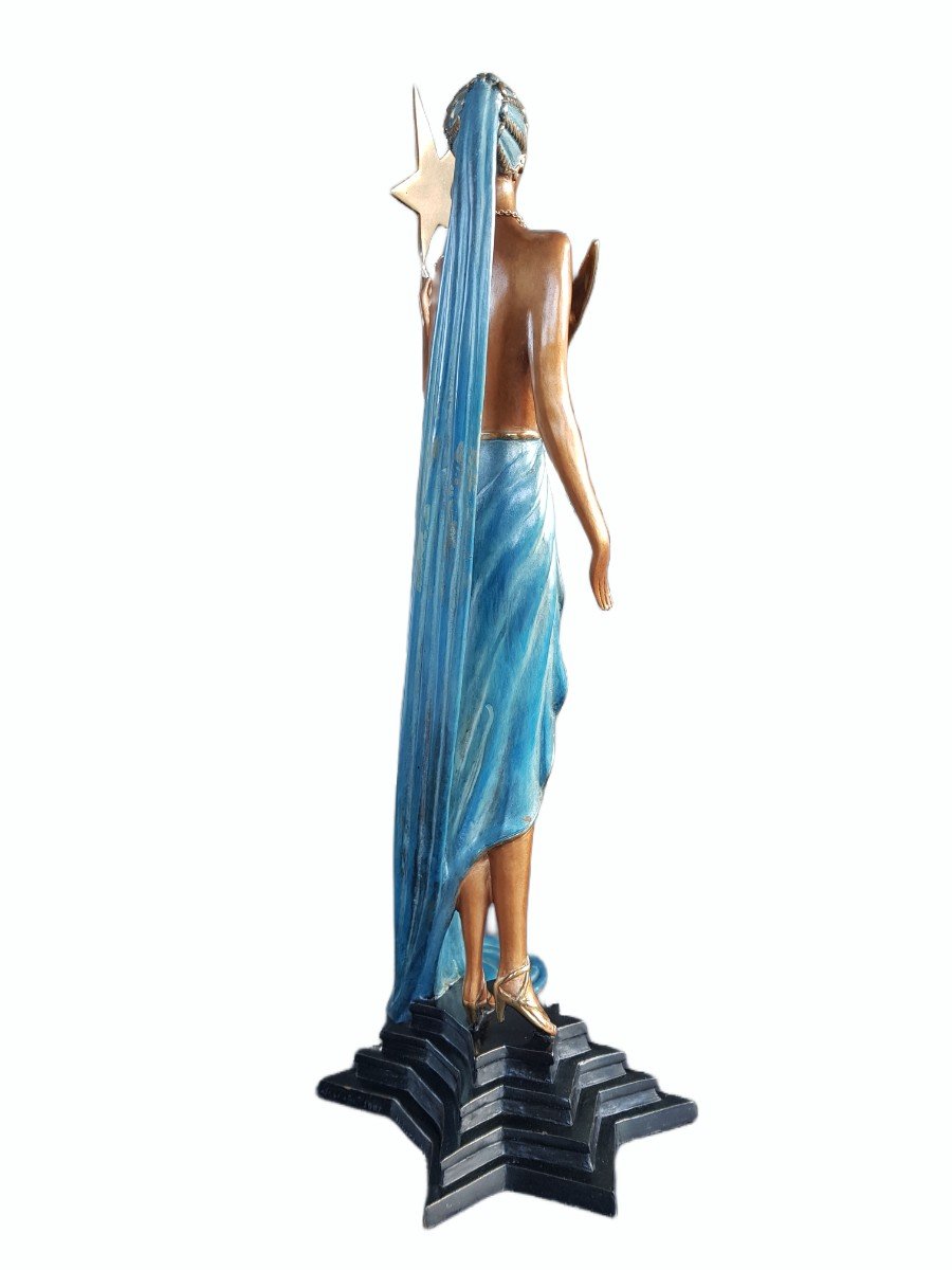 Erté - Large Art Deco Bronze - 50 Cms-photo-1