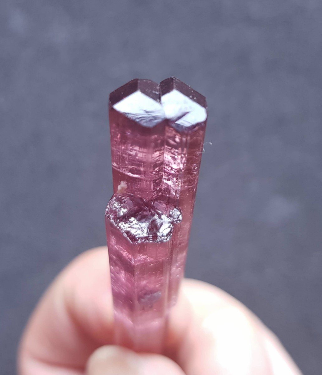Pink Tourmaline - 2 Crystals - California, Usa-photo-5
