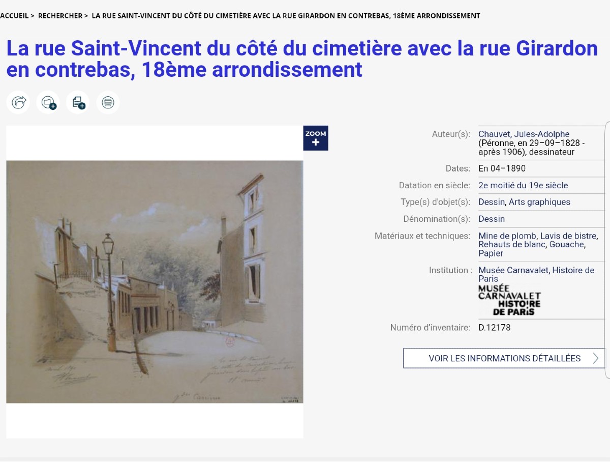 Stanislas LEPINE - Huile sur toile - MONTMARTRE - 1880-photo-8