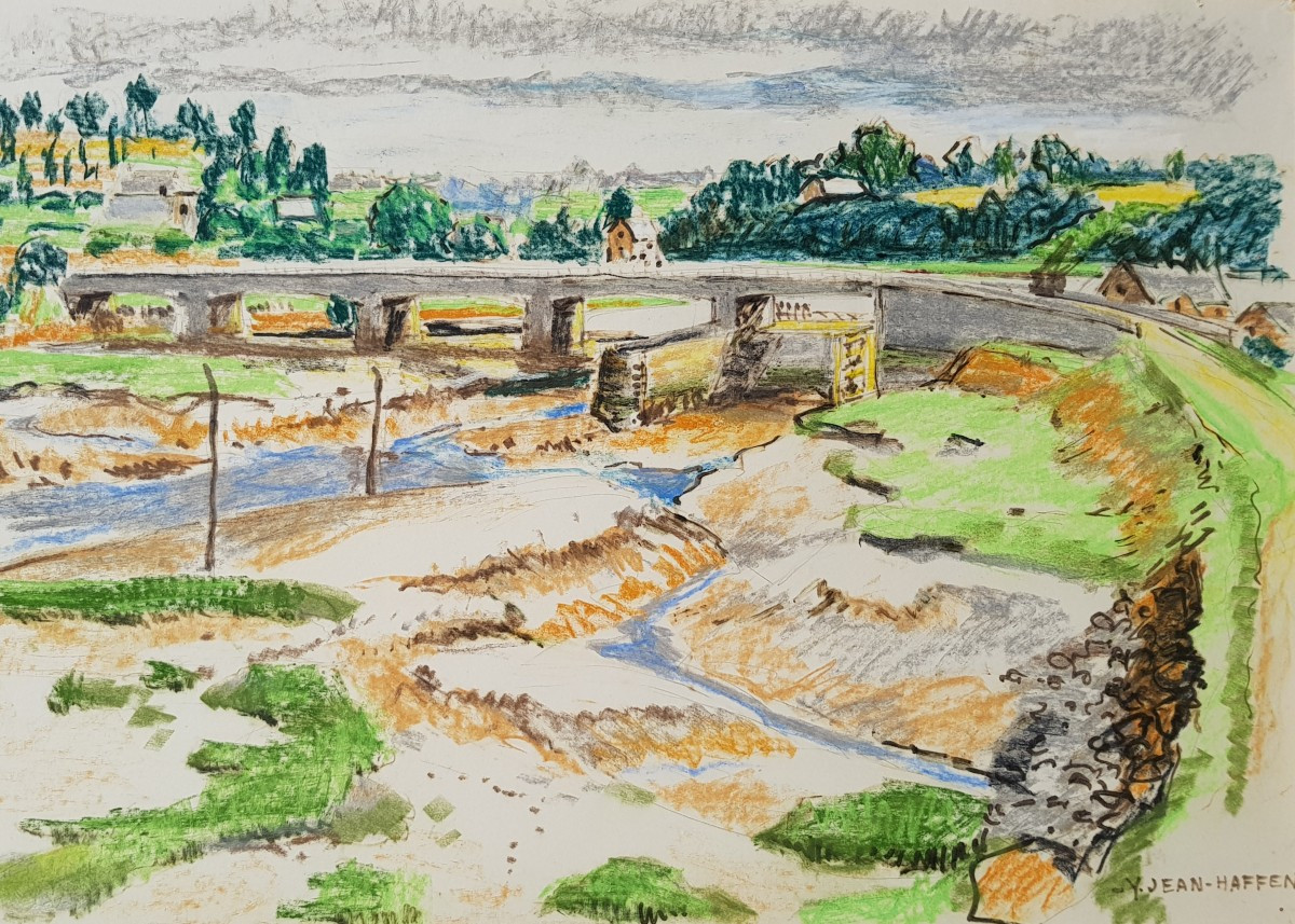 Yvonne Jean-haffen - The Rance At Low Tide - Dinan