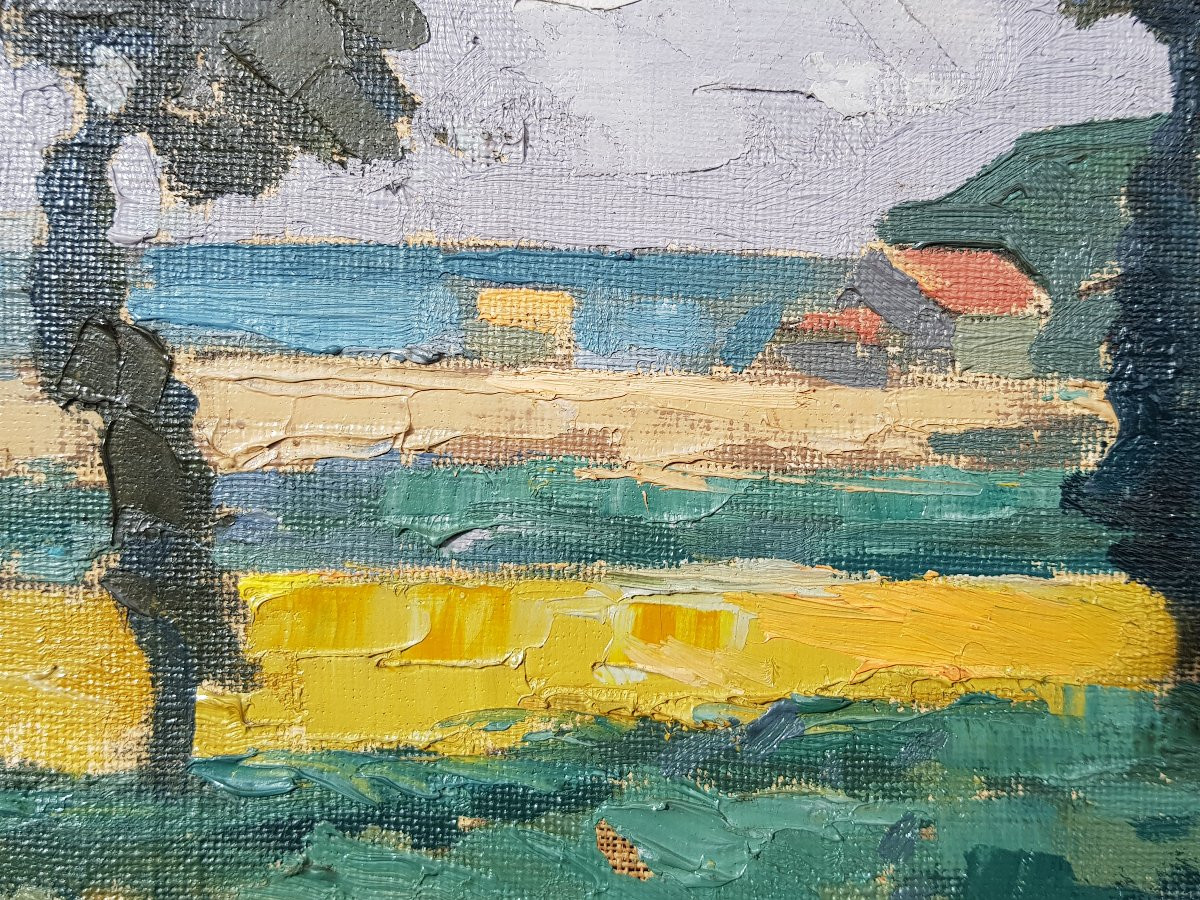 Edouard CORTÈS - Huile sur toile - BRETAGNE - CERTIFICAT-photo-6