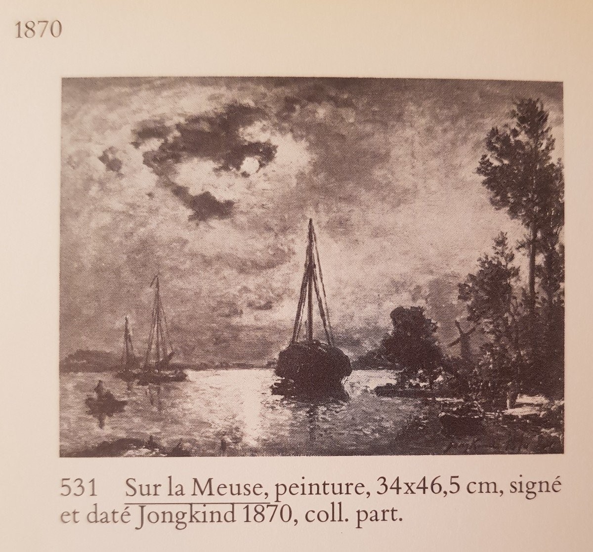 19th Dutch School - Jongkind - Canal By Moonlight -photo-8