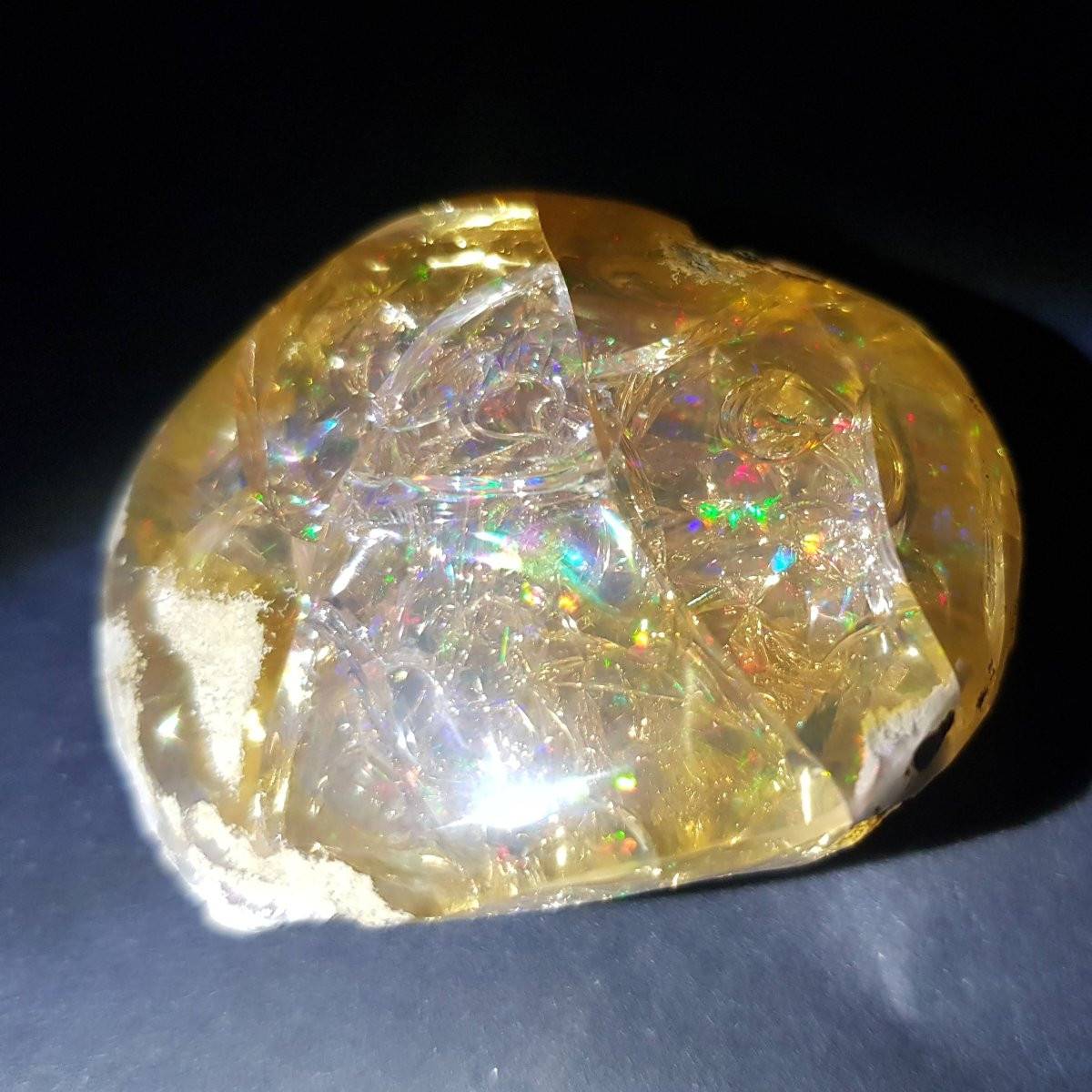 Large Natural Precious Opal - 46 Grs - 4.8 Cms-photo-2