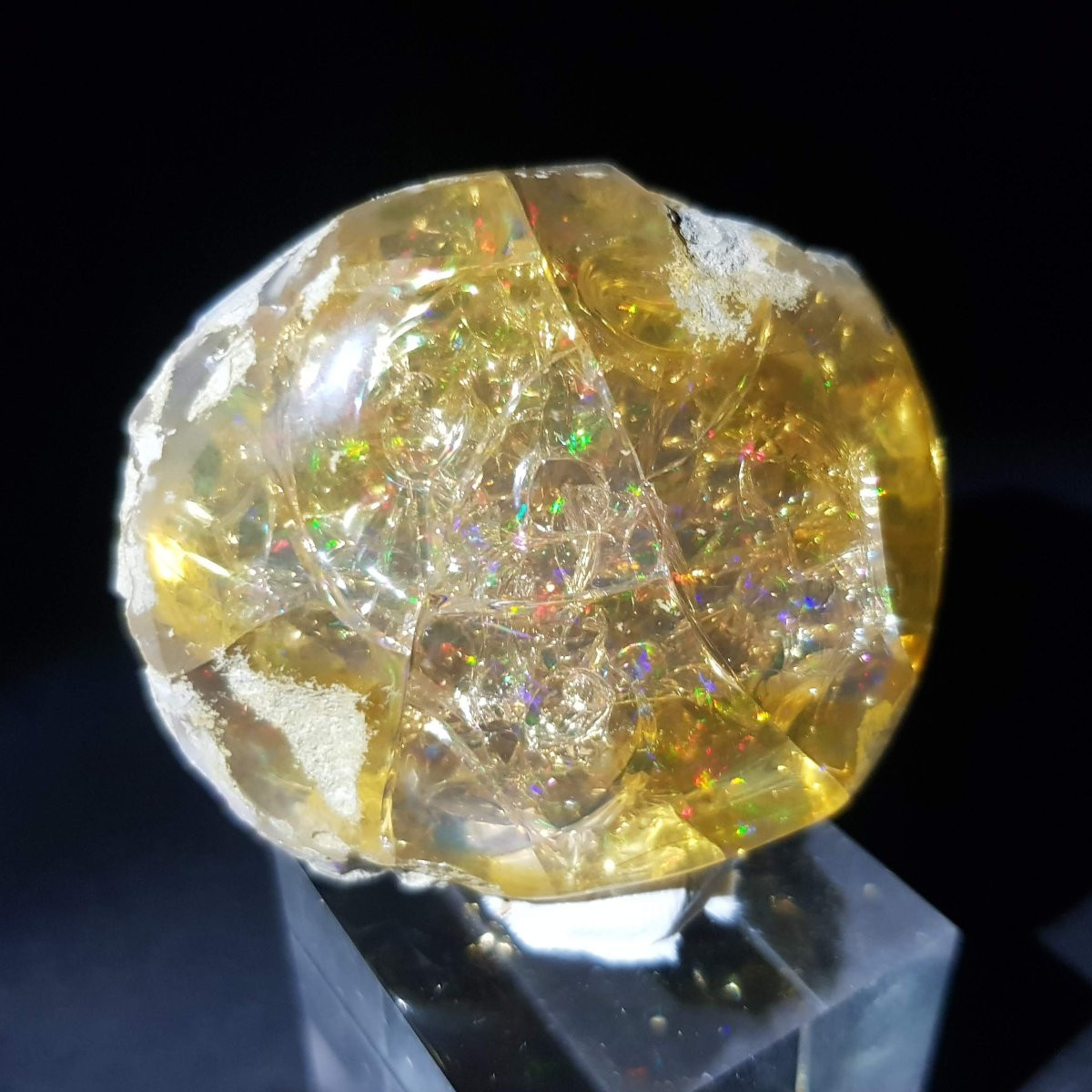 Large Natural Precious Opal - 46 Grs - 4.8 Cms-photo-3